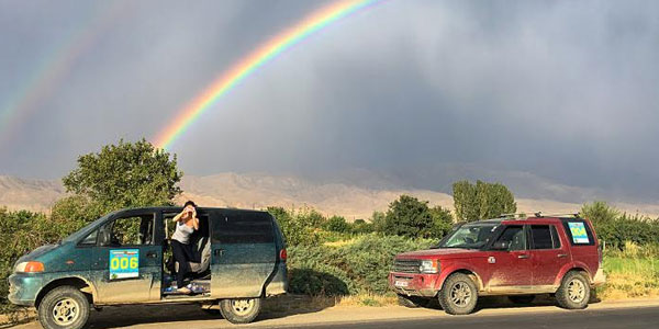 road to yerevan rainbow