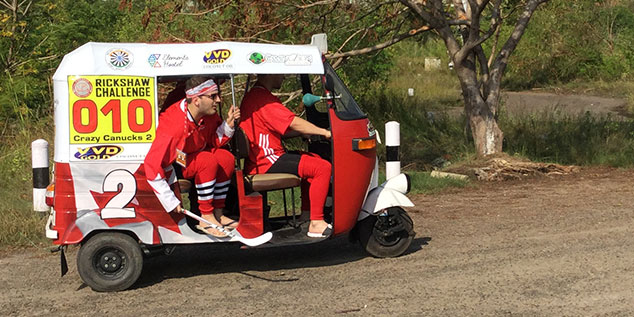 canadian team rickshaw challenge